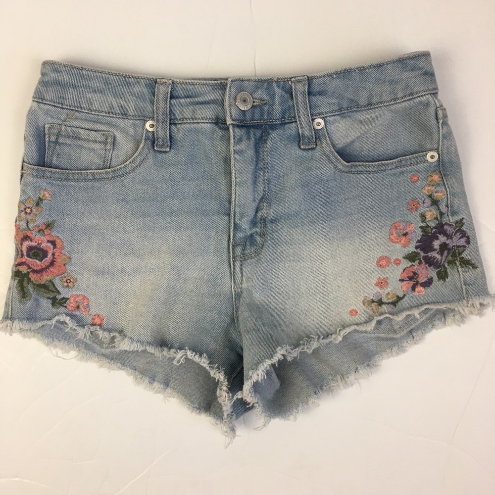 Mossimo High Rise Embroidered Shorts - Picture 3 of 4
